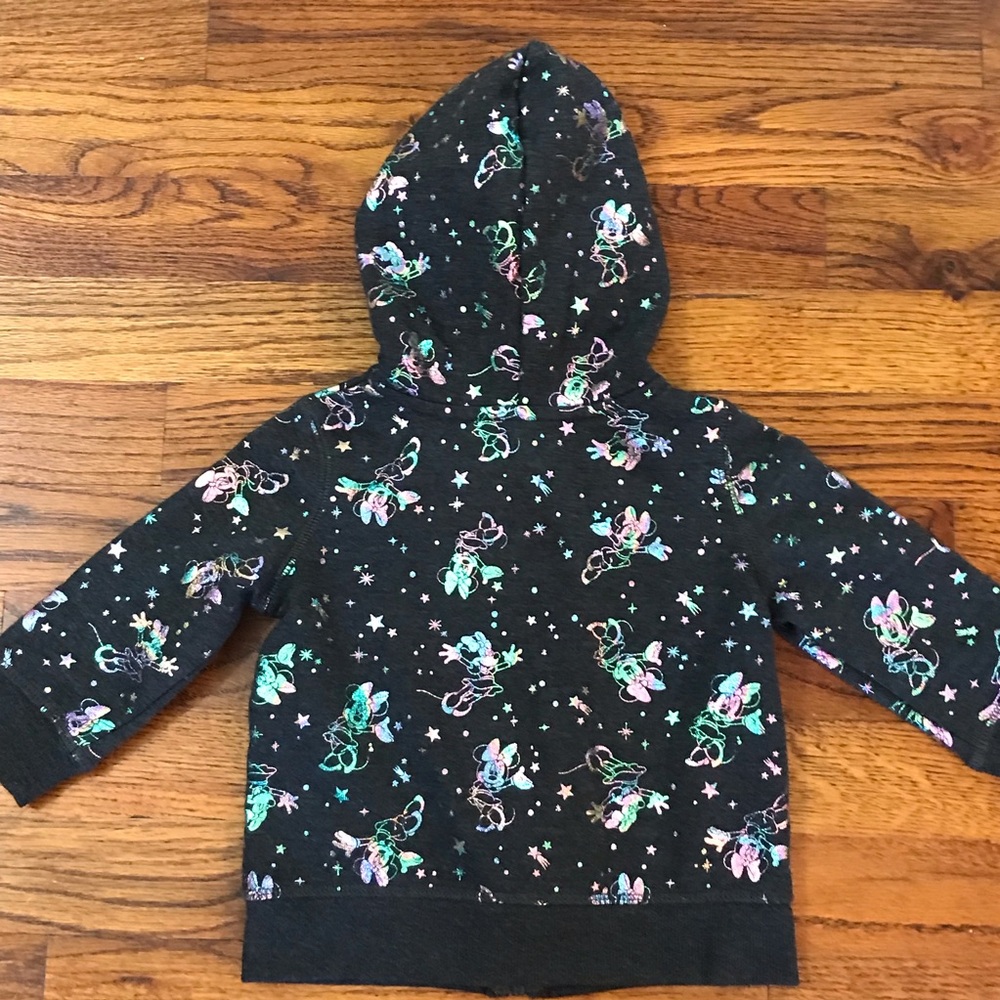 Girls Disney Hooded Hoodie Jacket Coat 
Minnie Mouse Winter Full Zip Sweater - Picture 12 of 14